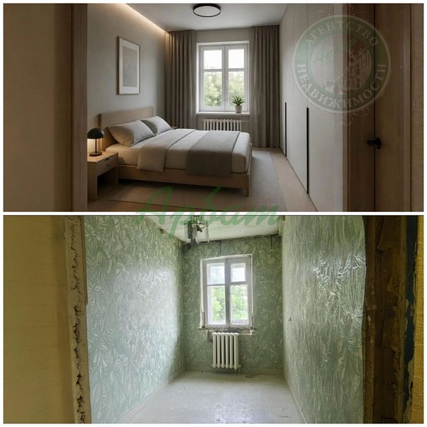 3-к квартира, 43 кв.м. (№14845)