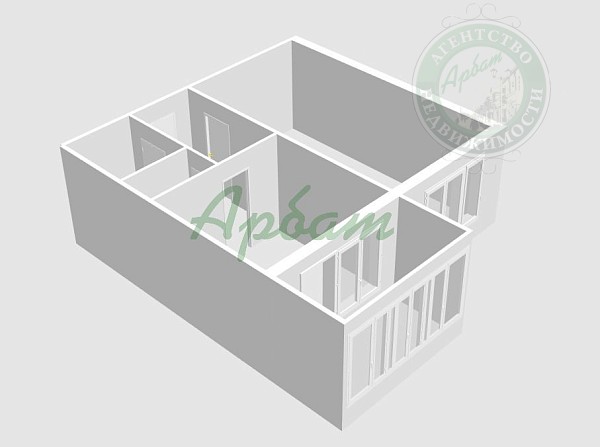 1-к квартира, 37 кв.м., Пролетарский р-н, Ногина б-р, 5 1-к квартира, 37 кв.м., Пролетарский р-н, Ногина б-р, 5