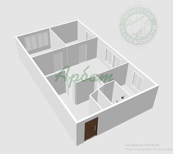3-к квартира, 46 кв.м. (№14563)