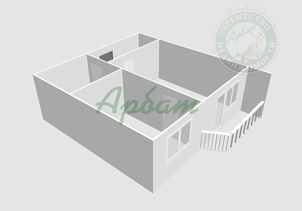 1-к квартира, 48 кв.м. (№14090)