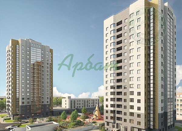 1-к квартира в новостройке, 39 кв.м. (№13066)