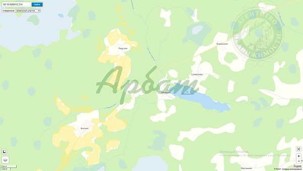 Участок , 9513 сот., Подусово д