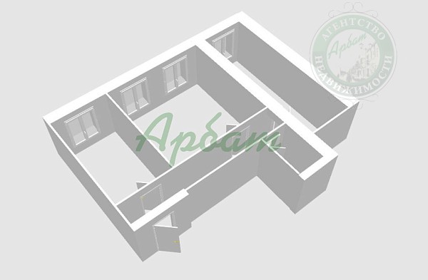 2-к квартира, 59 кв.м. (№14168)