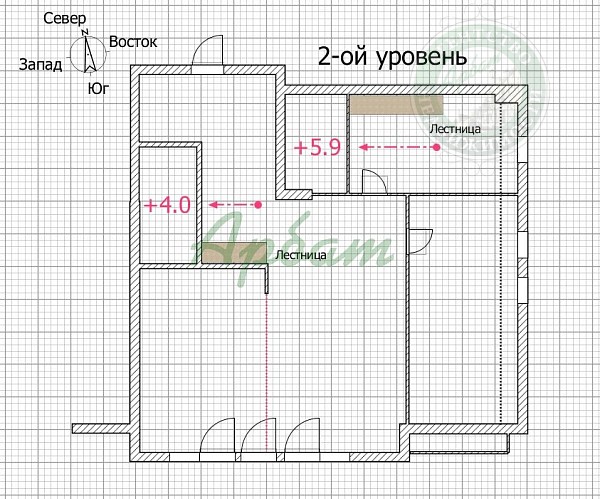 3-к квартира, 99 кв.м. (№13639) 3-к квартира, 99 кв.м. (№13639)