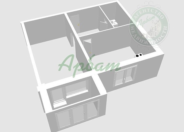 1-к квартира, 49 кв.м. (№15013)